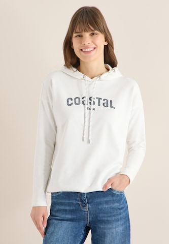 CECIL Sweatshirt in White: front