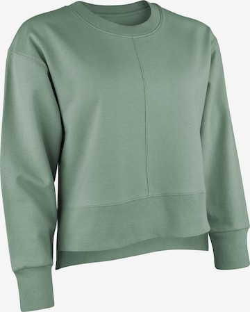 Nur Die Sweatshirt ' Relax & Go ' in Groen: voorkant