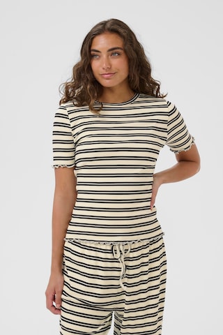 SAINT TROPEZ Shirt in Beige: Vorderseite
