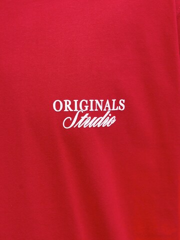 JACK & JONES Тениска 'JORNORREBRO' в червено