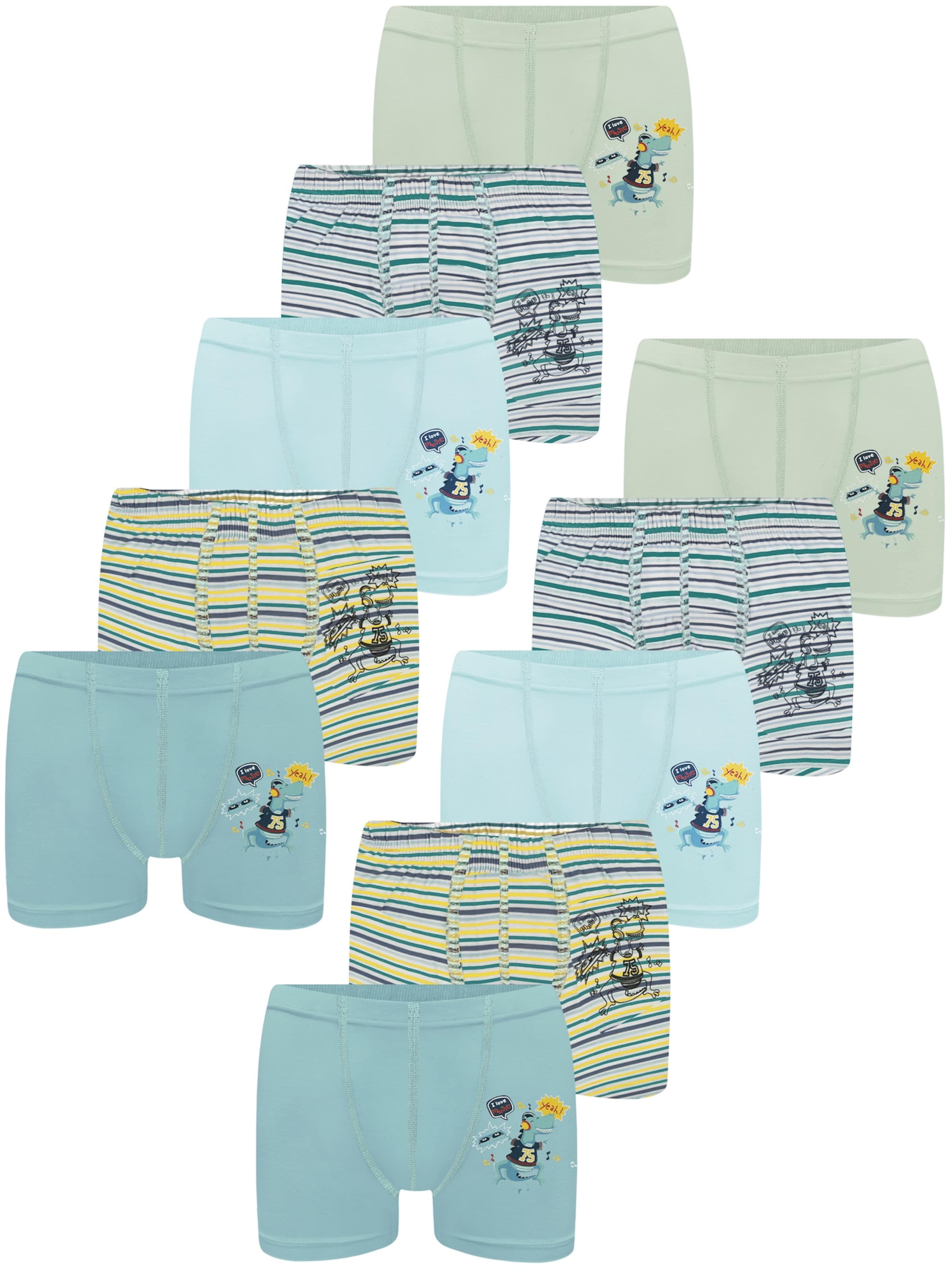 LOREZA - Calzoncillo 'Jungen Boxershorts Dinos' en Mezcla de colores: frente