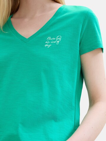 T-shirt TOM TAILOR DENIM en vert