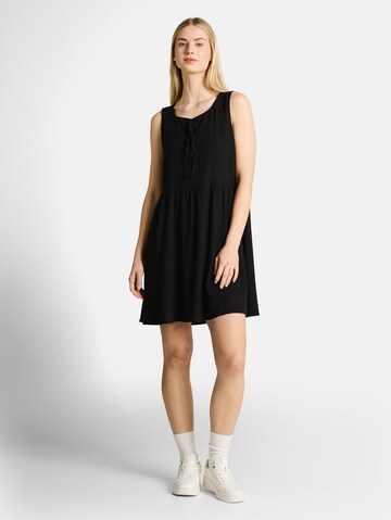 TOM TAILOR DENIM Kleid in Schwarz
