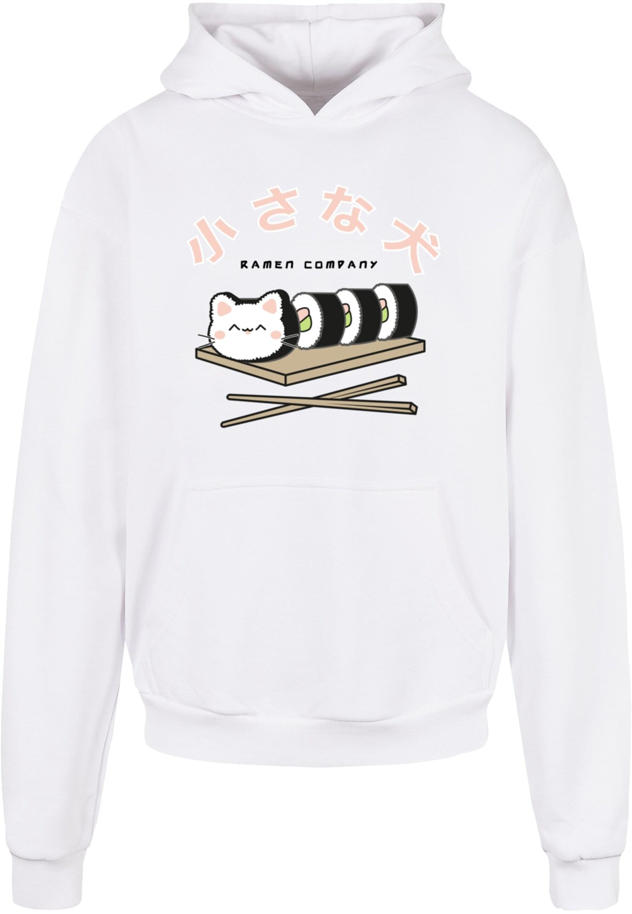Merchcode Sweatshirt 'Torc - Sushi Kit' in White: front