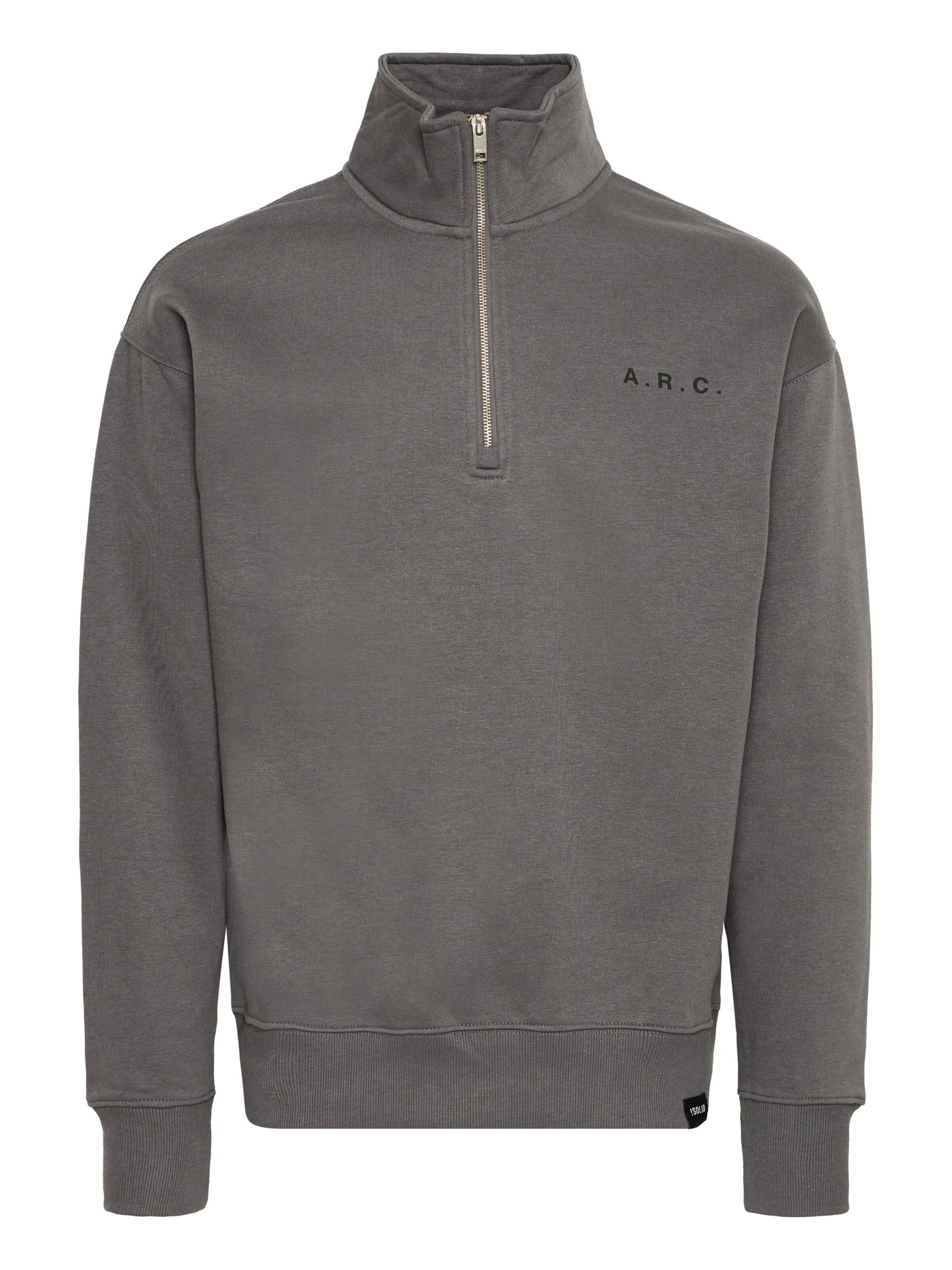 !Solid - Sweatshirt 'SDHann' em cinzento: frente