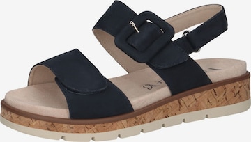 CAPRICE Sandals in Blue: front
