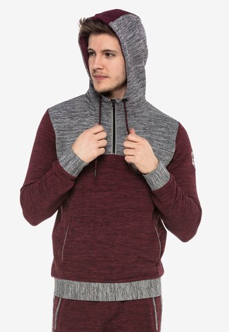 CIPO & BAXX Kapuzensweater in Rot