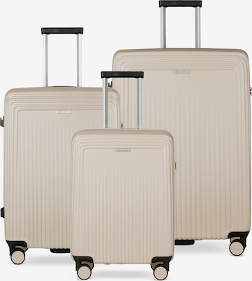 Ensemble de bagages bugatti en beige : devant