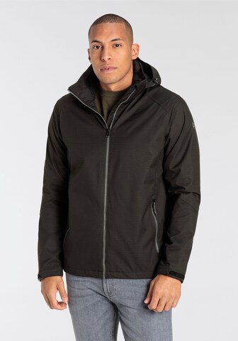 KILLTEC Funktionsjacke in Schwarz: Vorderseite
