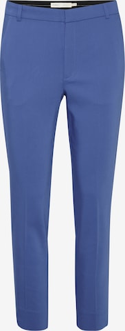 InWear Slim fit Pleat-Front Pants 'Zella' in Blue: front
