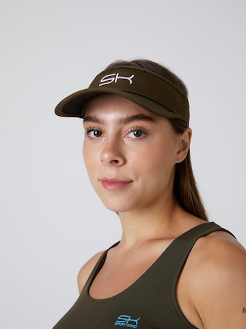 SPORTKIND Athletic Cap 'Sun Visor' in Green: front