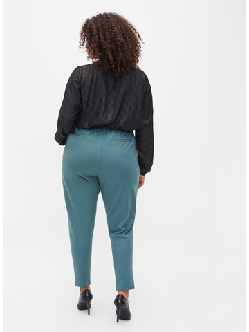 Effilé Pantalon 'Maddie' Zizzi en vert