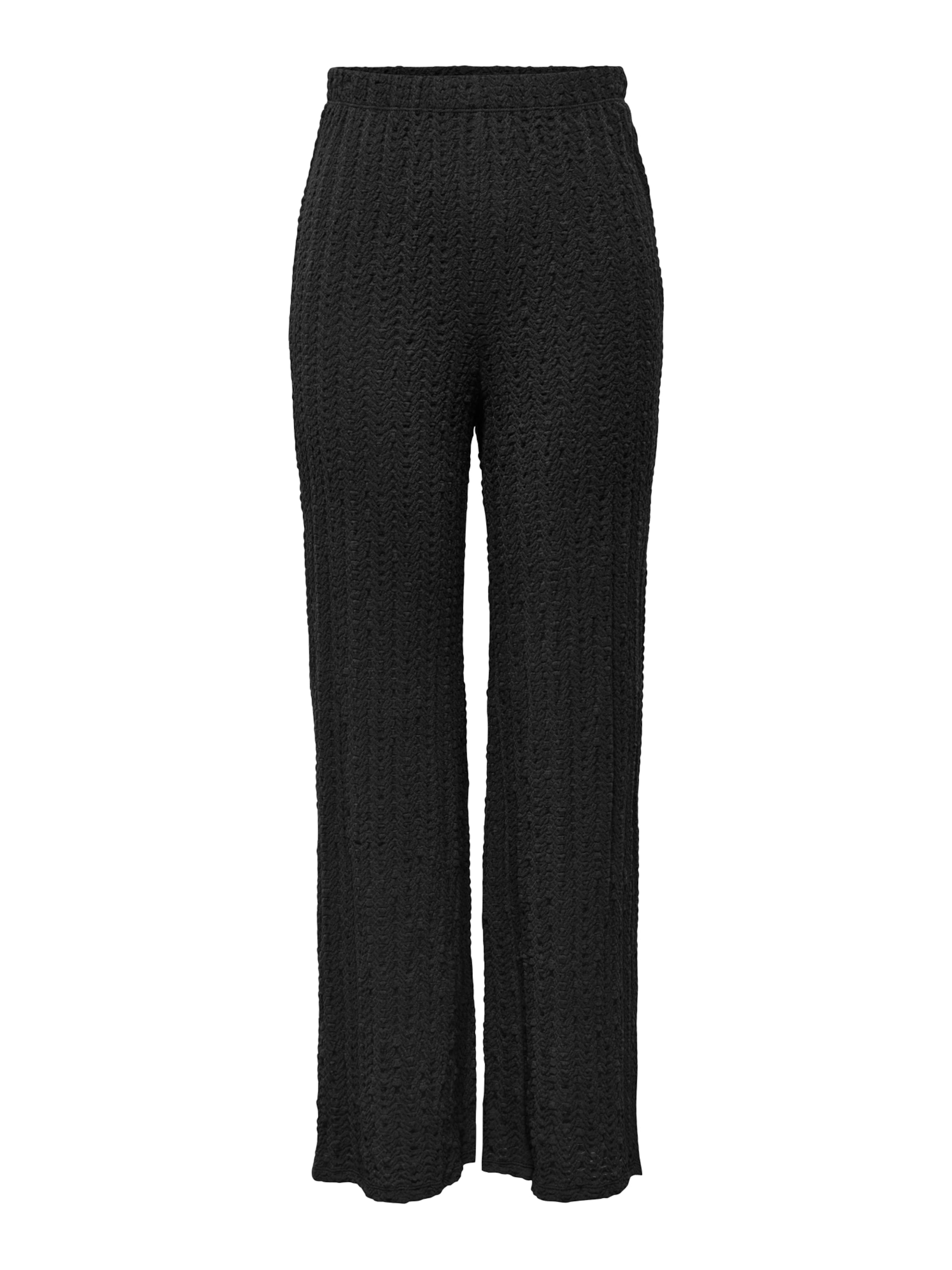 Pantaloni 'ONLELLA' de la ONLY pe negru: față