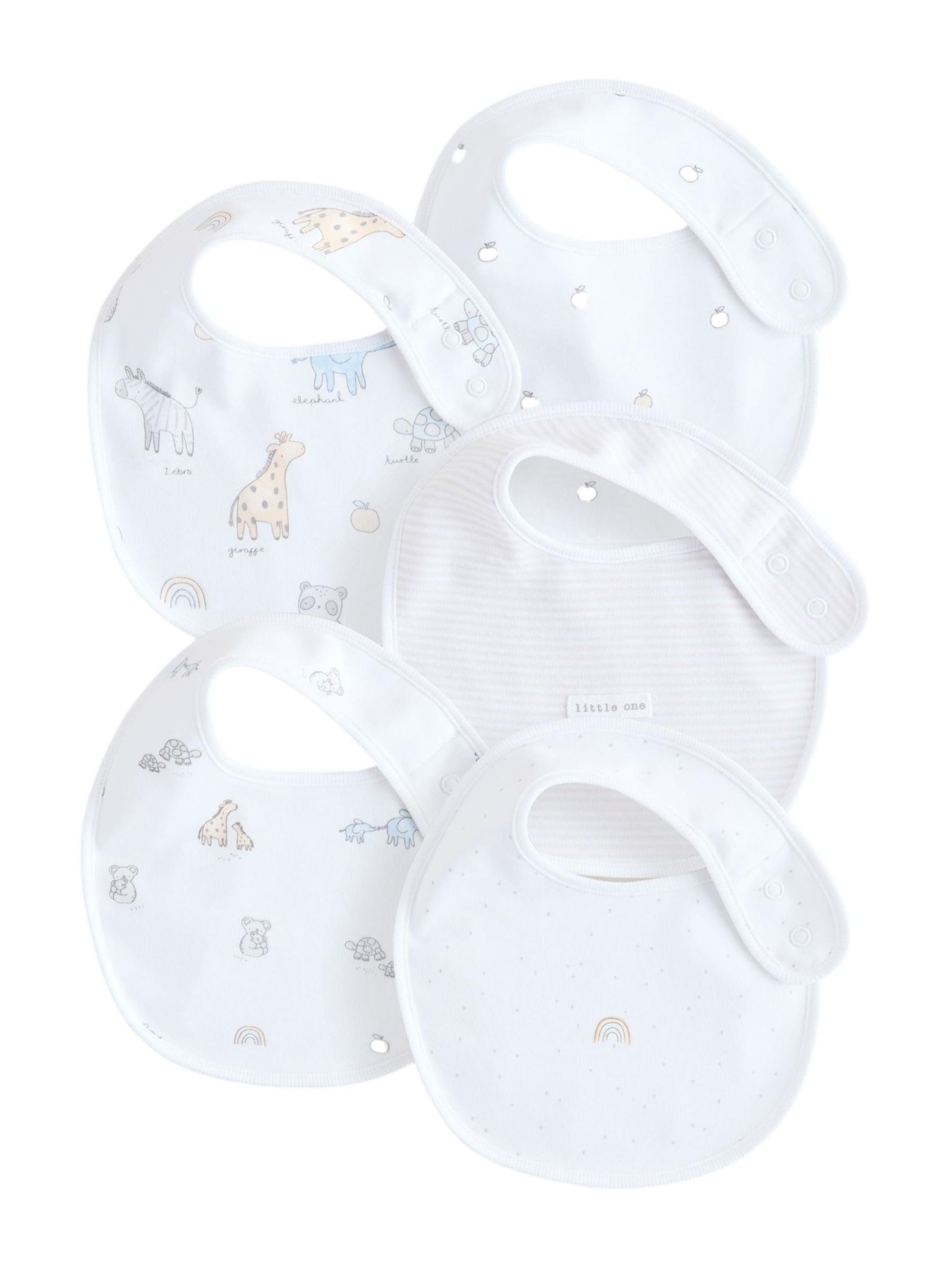 Next Bib in White: front