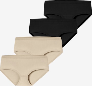 Culotte ' Invisible Cotton ' SCHIESSER en beige : devant
