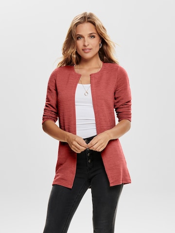 ONLY Knit cardigan 'Leco' in Red: front