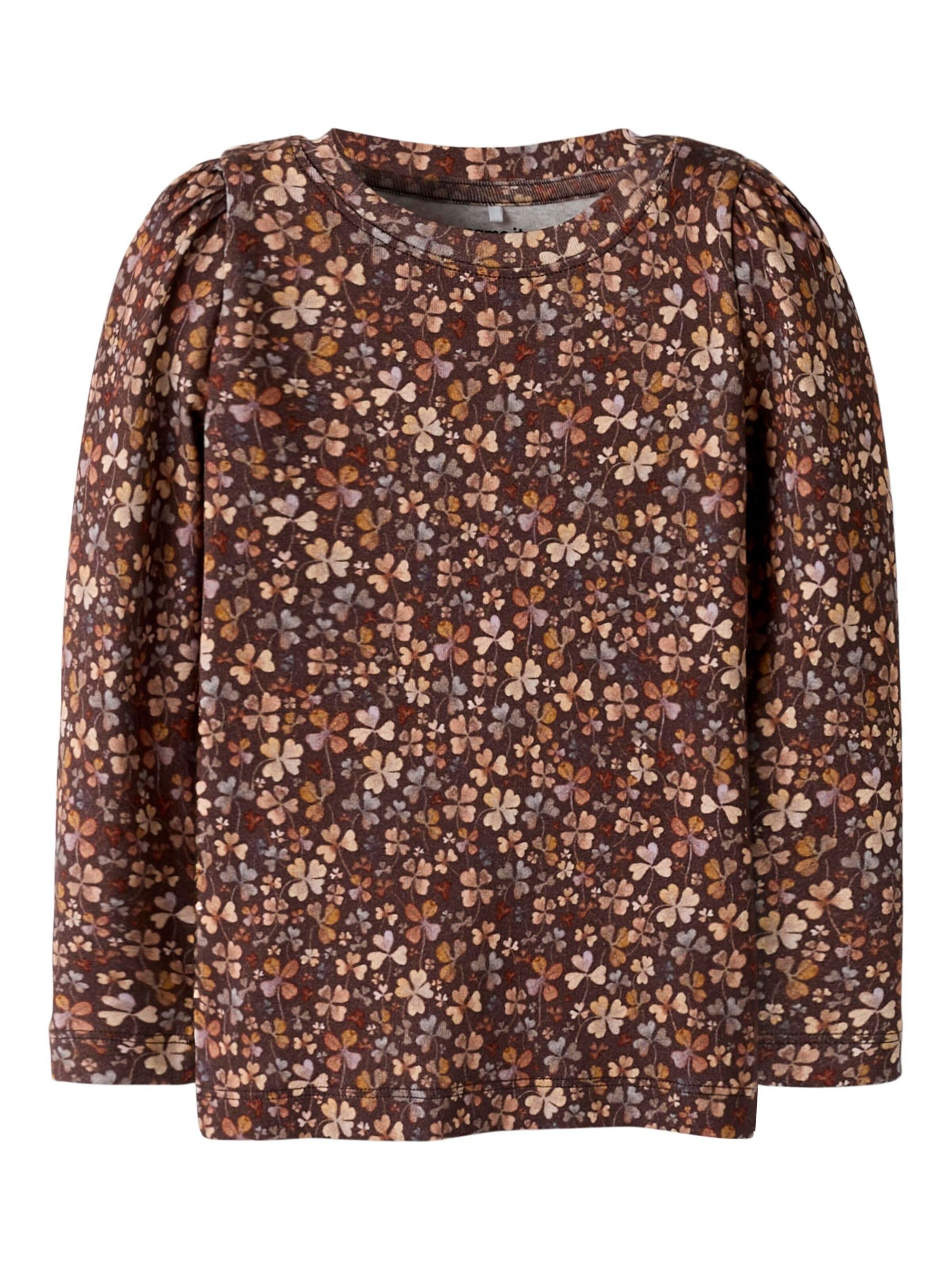 Camicia da donna di NAME IT in marrone: frontale