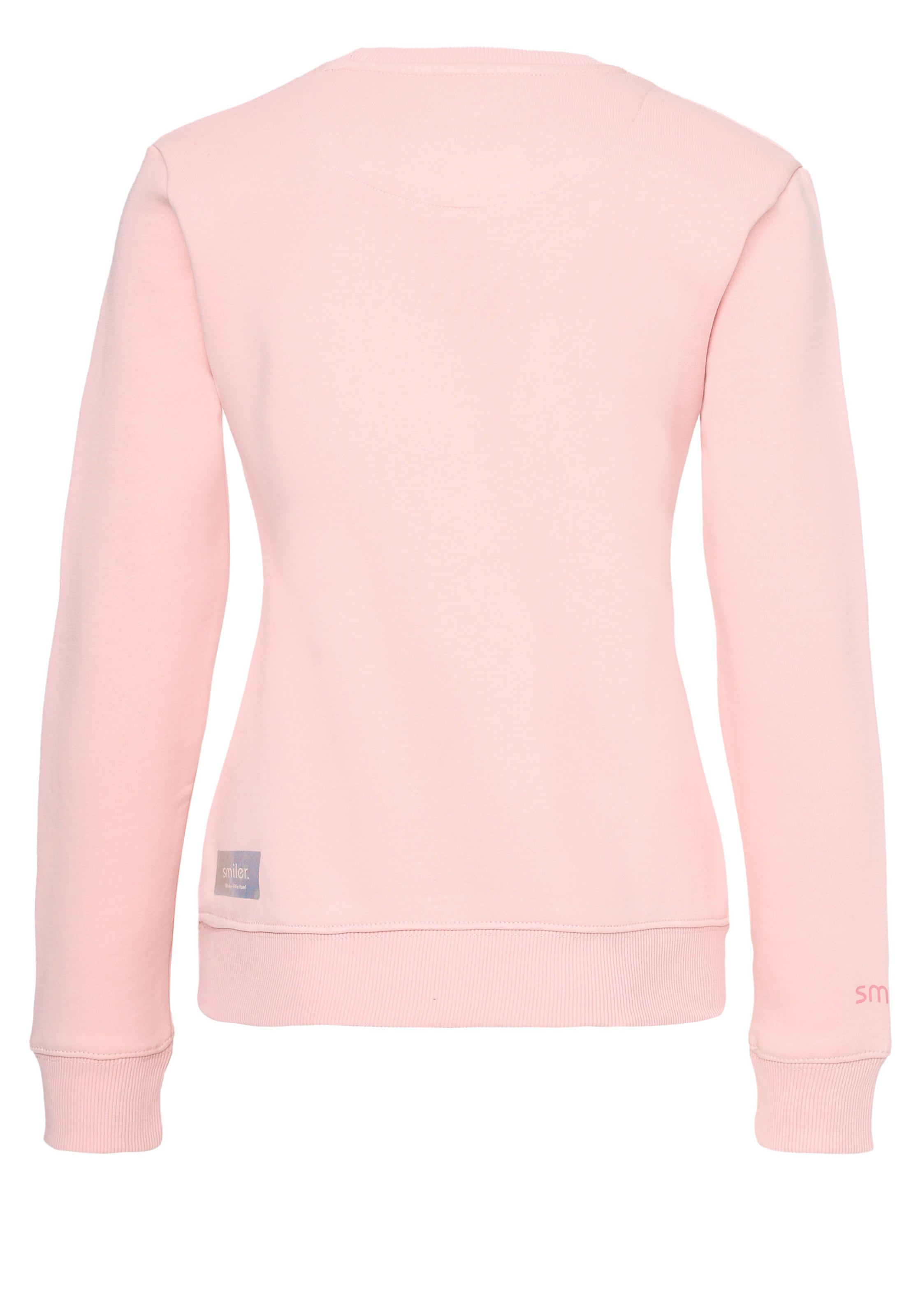 smiler. Sweatshirt 'Cuddle' in Pink