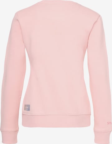 Sweat-shirt 'Cuddle' smiler. en rose