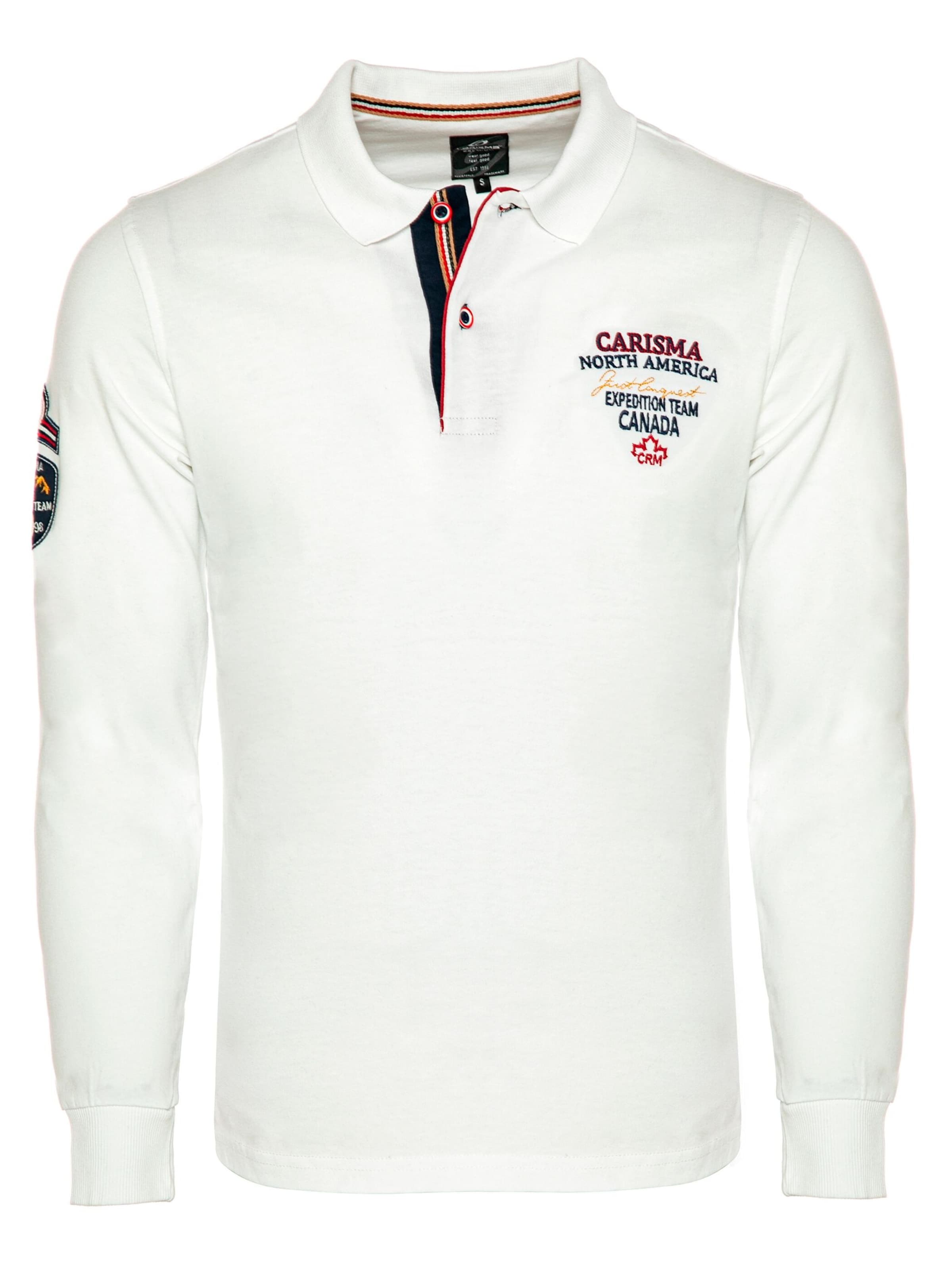 CARISMA Poloshirt in Weiß: Vorderseite