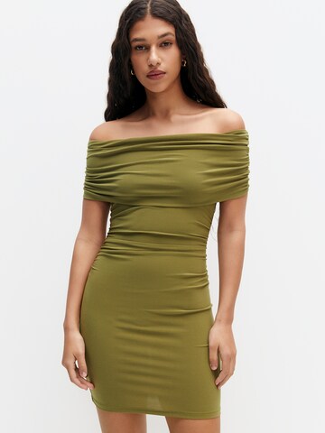 Pull&Bear Summer dress in Green: front