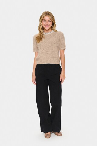 SAINT TROPEZ Pullover 'Makenna' in Beige