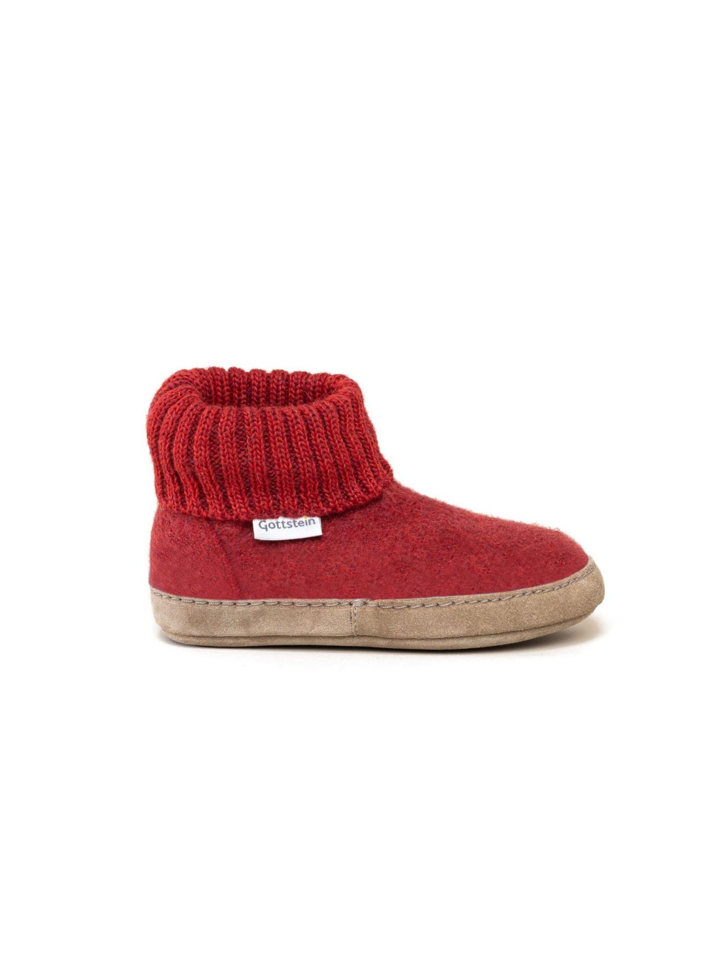 Gottstein Hausschuh 'Hüttenschuhe Alpine Boot LE'‌‌‌‌ in Rot