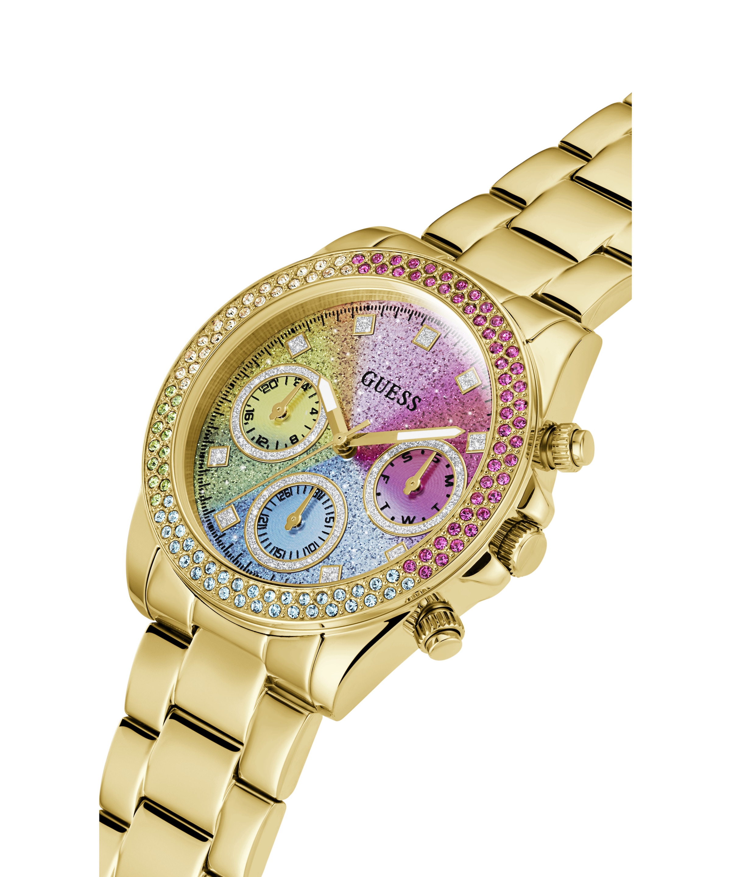 GUESS Analog Watch 'Sol' in Gold