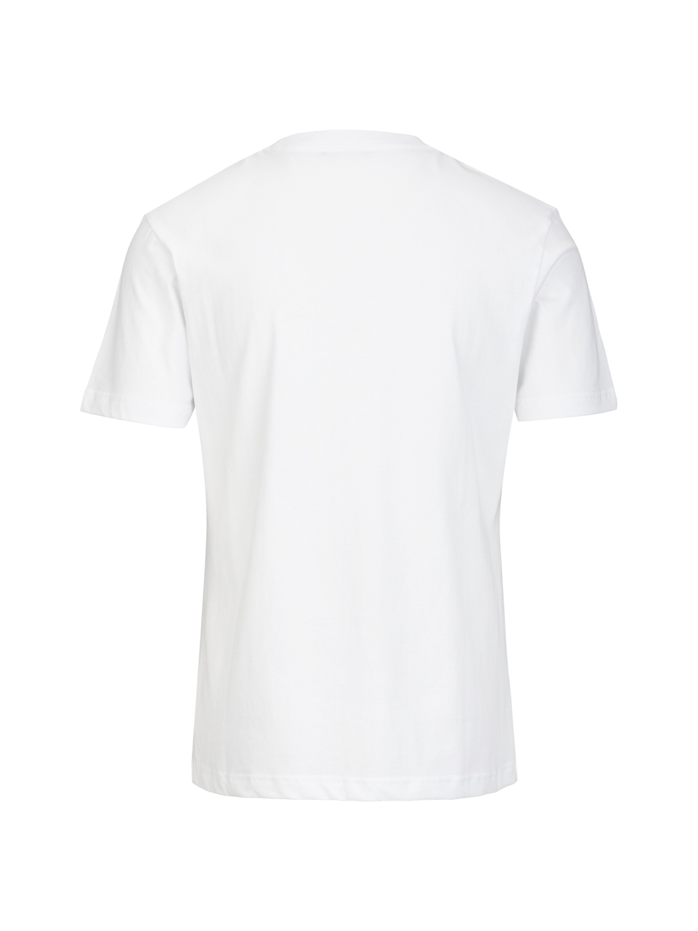 19V69 ITALIA Shirt 'Rafael Stencil' in White