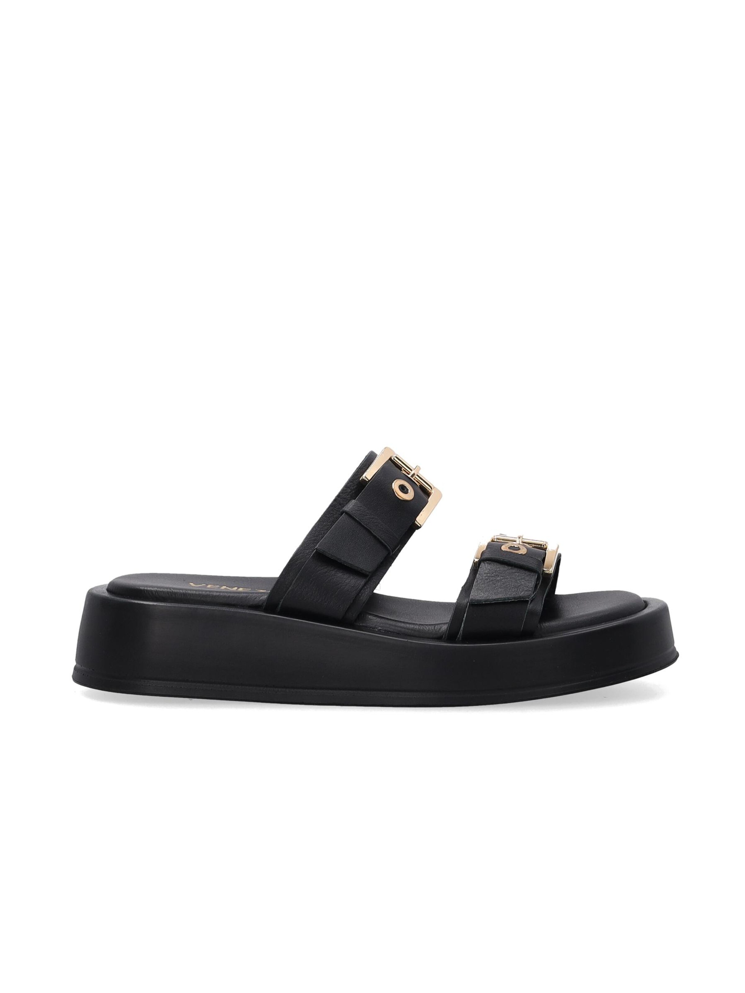 VENEZIA Pantolette‌‌‌ in Schwarz: Vorderseite