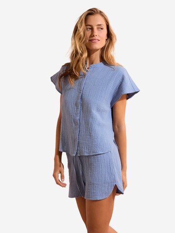 ETAM Pyjamabroek 'Soleia' in Blauw