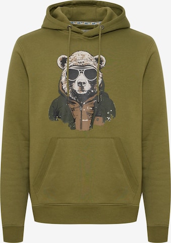 Sweat-shirt BLEND en vert : devant