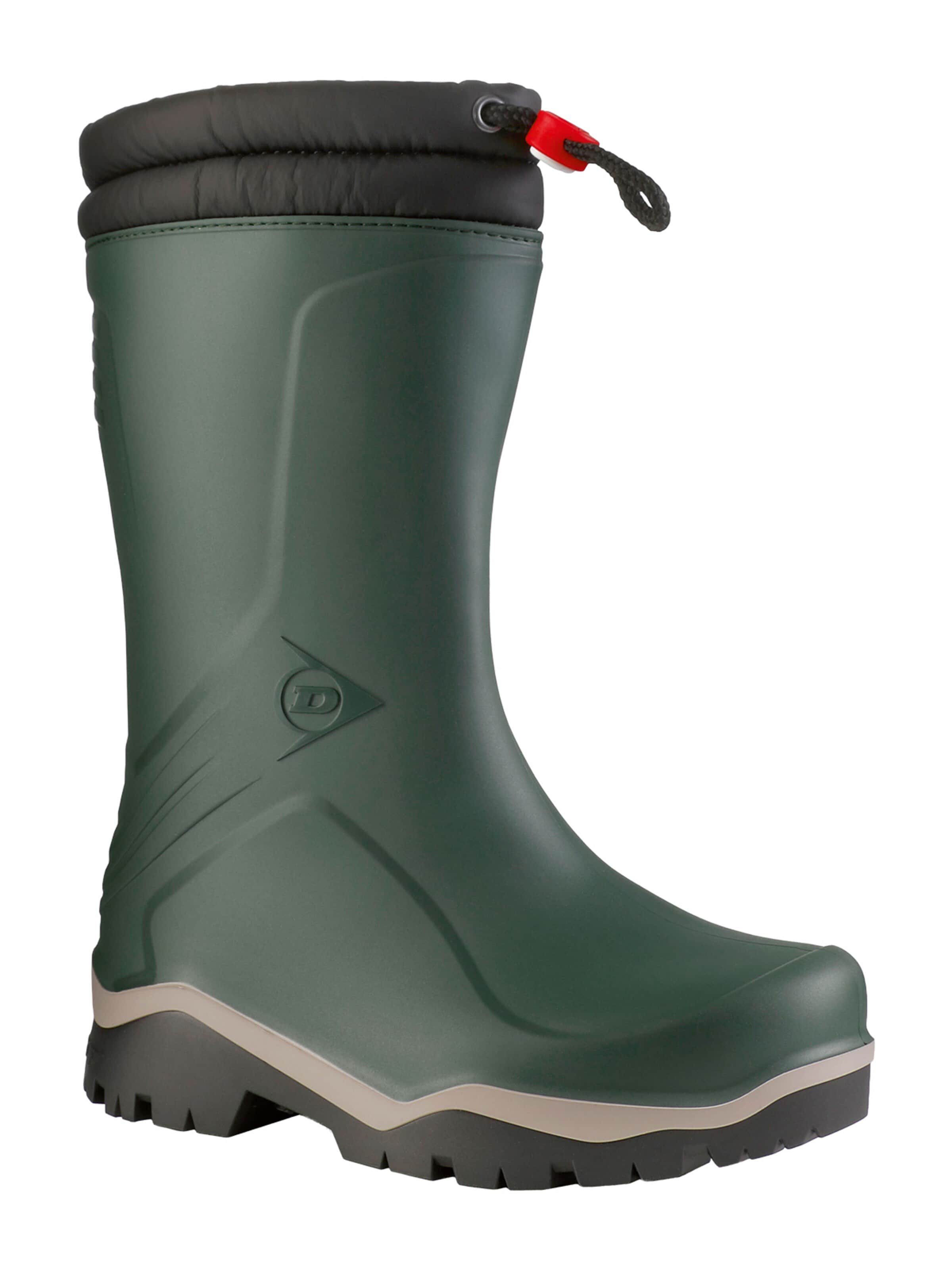 DUNLOP Snow boots 'Gummistiefel Kids Blizzard in grün' in Green: front