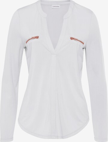 LASCANA Shirt in White: front