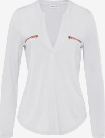 LASCANA Shirt in White: front