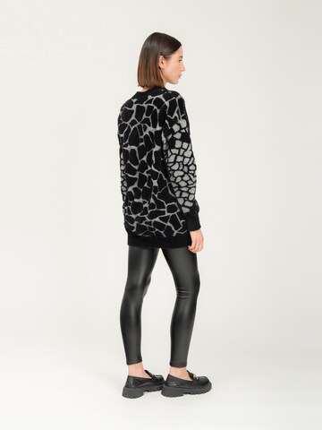 Influencer Pullover in Grau