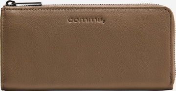 COMMA Wallet in Brown: front