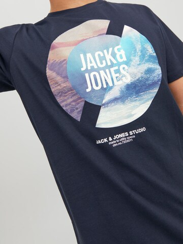 zils JACK & JONES T-Krekls 'Tresor'