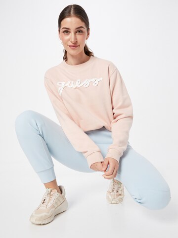 GUESS Sweatshirt 'AMANDA' in Pink