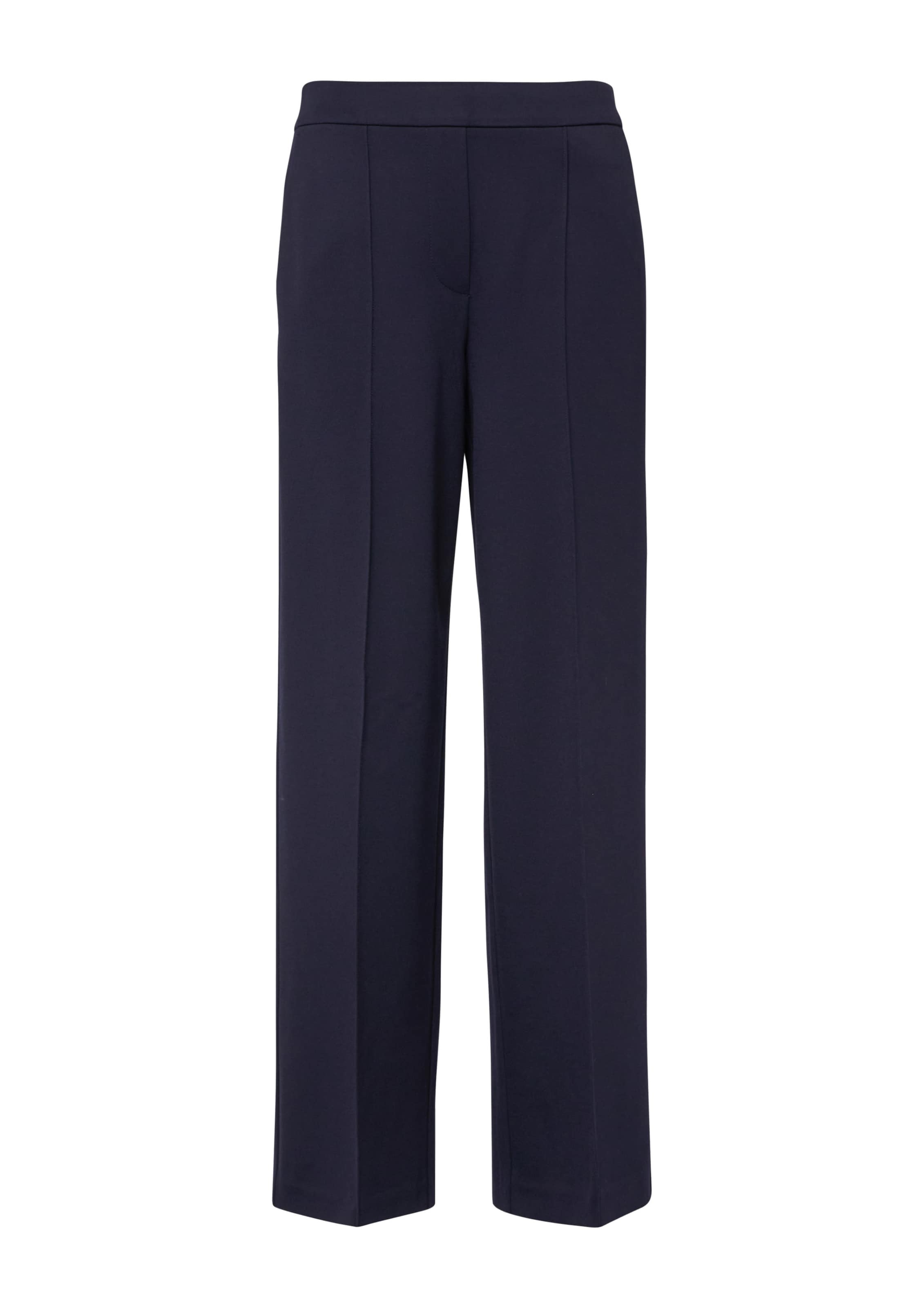 Regular Pantalon à plis s.Oliver en bleu : devant