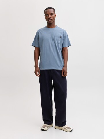 JACK & JONES T-Shirt 'JJEdover' in Blau