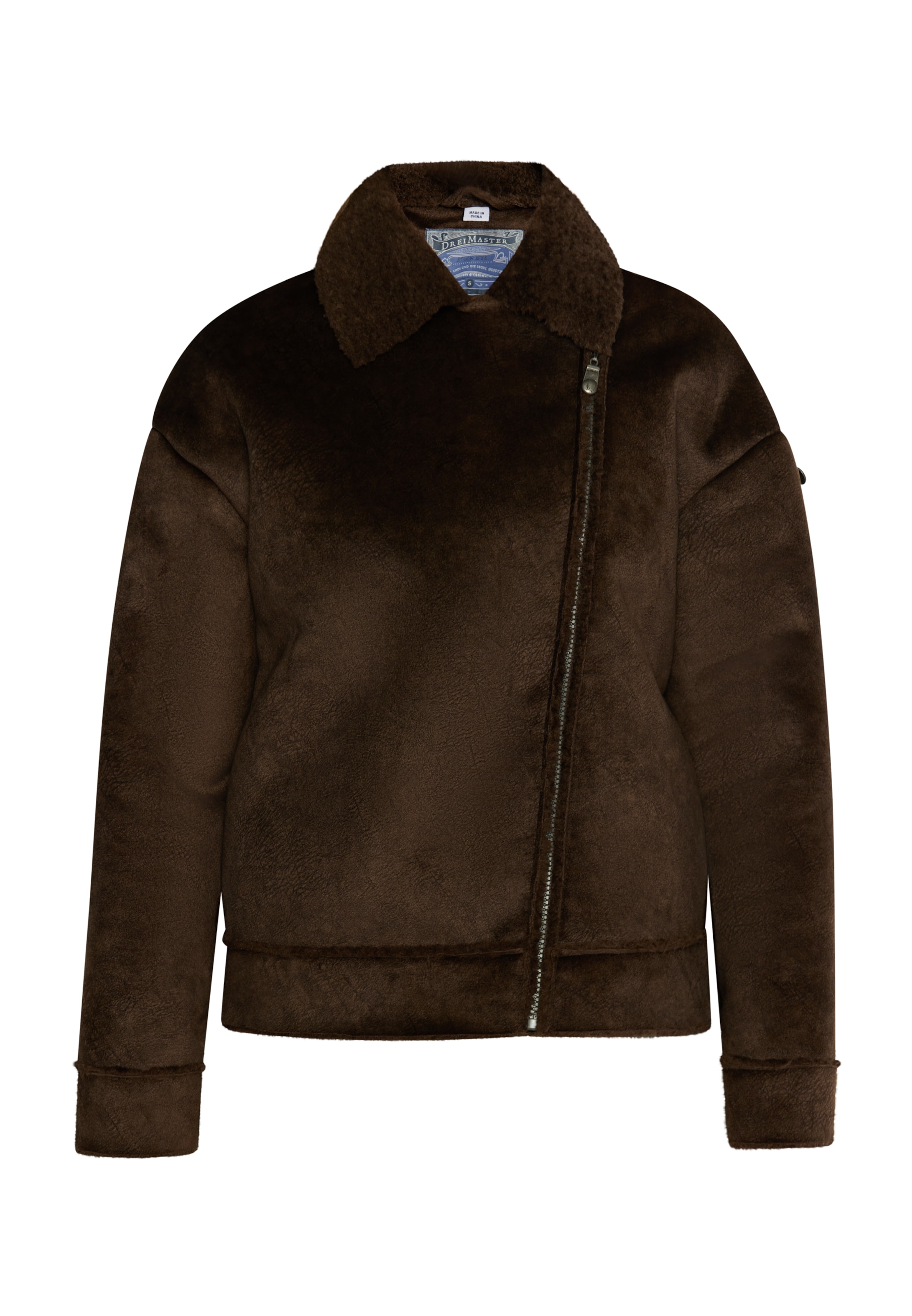 DreiMaster Vintage Overgangsjakke i mørkebrun, Produktvisning