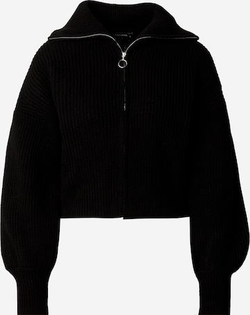 Trendyol Knit cardigan in Black: front