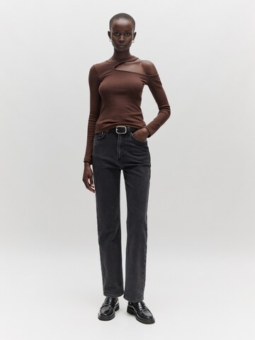 EDITED Shirt 'Vicenta' in Brown