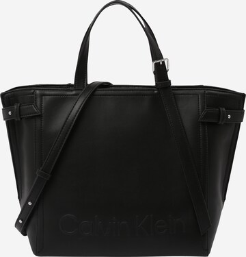 Calvin Klein Shopper in Zwart: voorkant