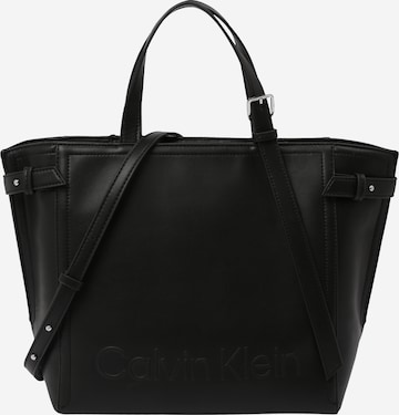 Calvin Klein Poodlemiskott, värv must: eest vaates
