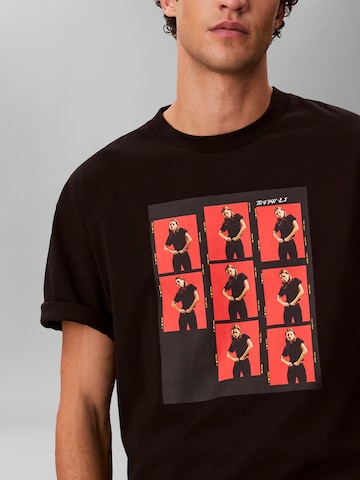 Calvin Klein Póló 'Outtakes' - fekete