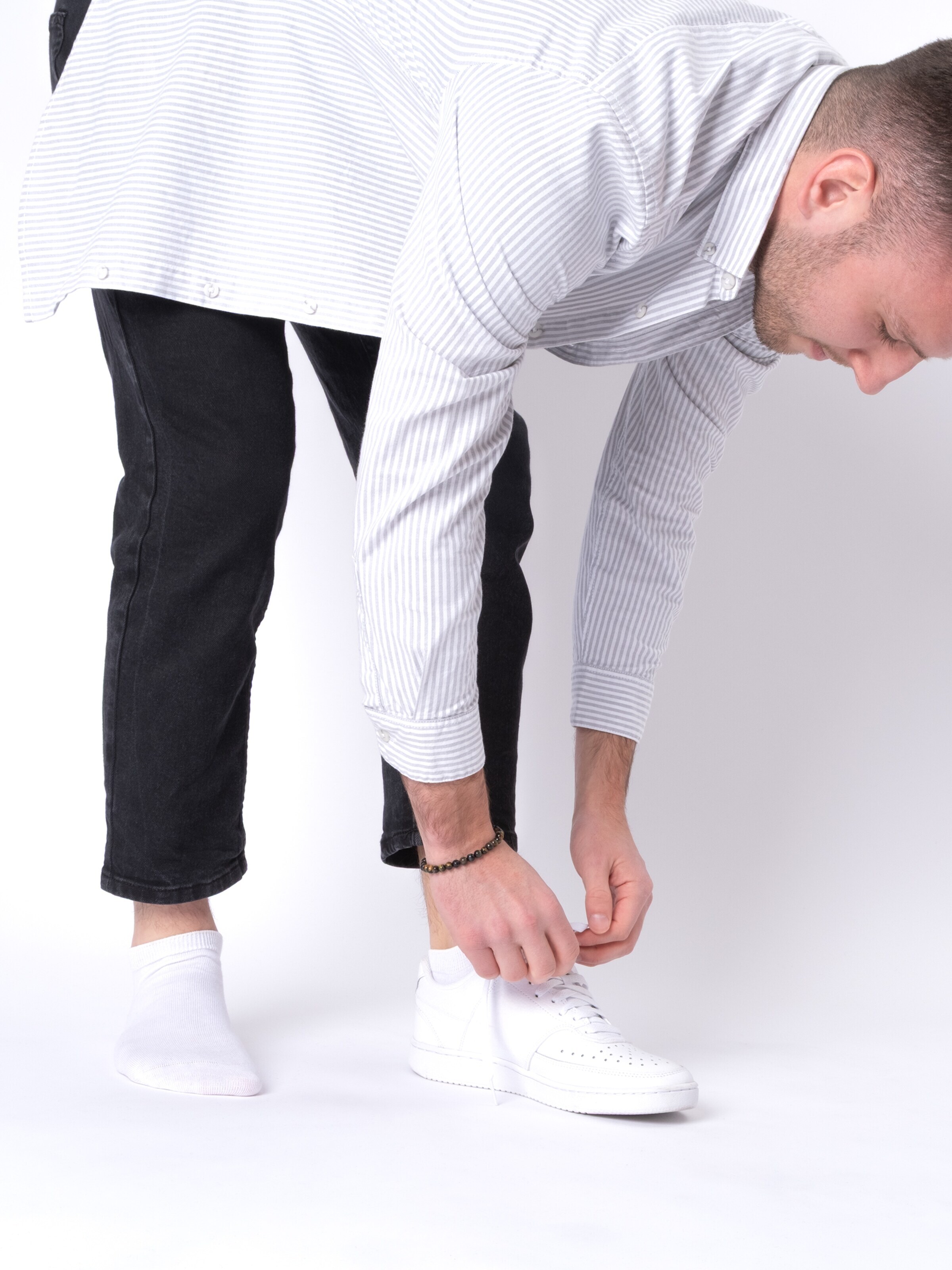 Occulto Ankle Socks '100 Baumwolle' in White