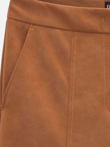 Wide Leg Pantalon Dilvin en marron