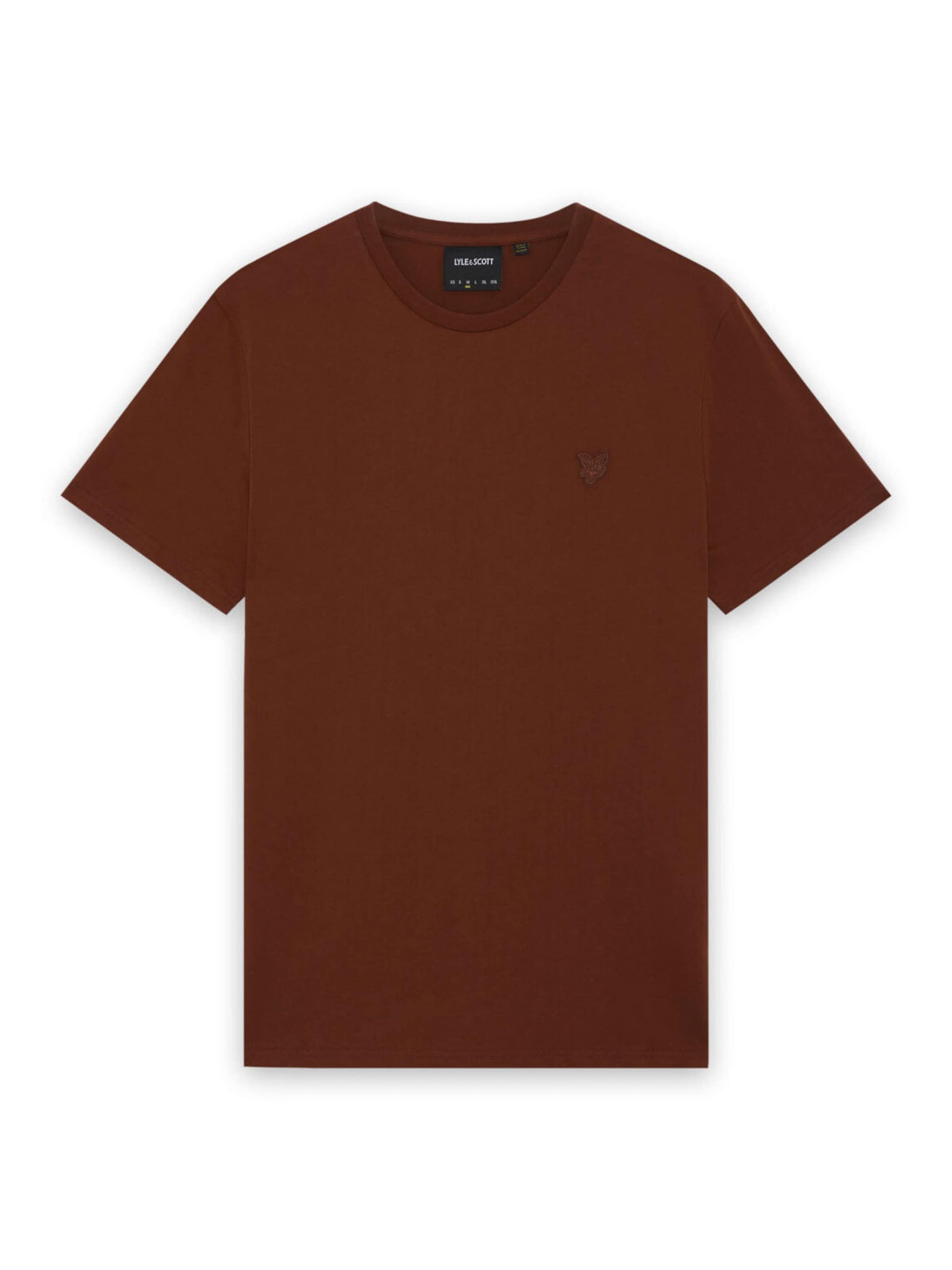 Lyle & Scott Shirt 'Superfine' in Bruin: voorkant